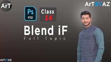 How to Use Blend If in Photoshop Urdu / Hindi