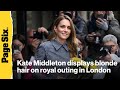 Kate Middleton puts blonde hair on display during royal outing in London | Page Six Celebrity News