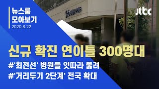 [뉴스룸 모아보기] 신규 확진 연이틀 300명대…'최전선' 병원들 잇따라 뚫려 / JTBC News