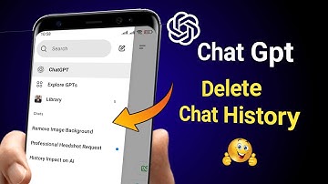 How to delete chatgpt chat history | Remove chatgpt history | Chatgpt me history kaise delete kare