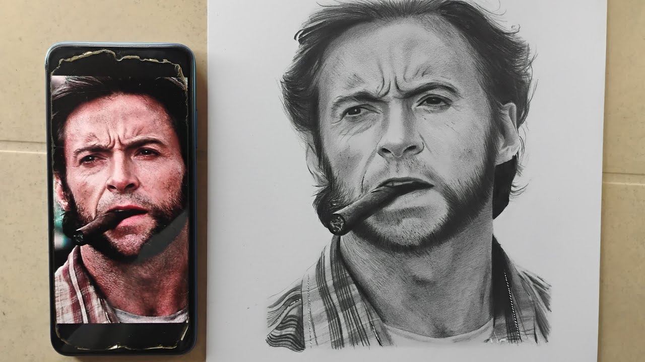 Drawing of wolverine|| X-Men drawing || logan drawing || how to draw ...