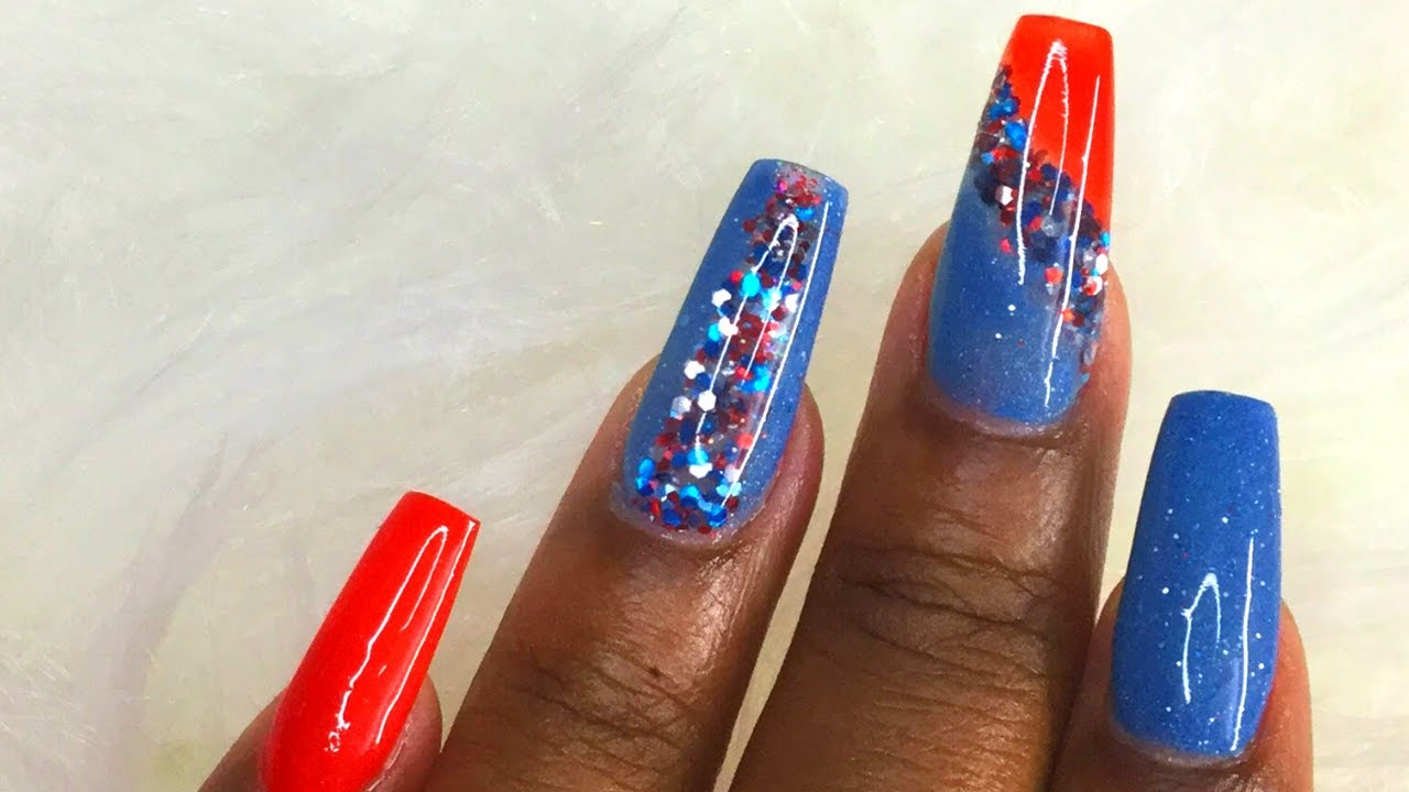 Festive Dip Nail Colors for the 4th of July - wide 3