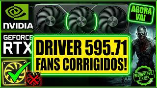 🔥 NVIDIA 595.71 WHQL: DRIVER FIXES FAN BUG AND OPTIMIZES RESIDENT EVIL REQUIEM!