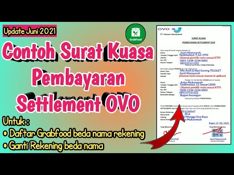 Cara Membuat Surat Kuasa Pembayaran Settlement OVO - YouTube