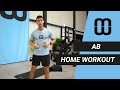 AB HOME WORKOUT met Edward - Max Fit