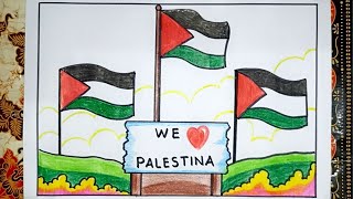 Menggambar Tema Palestina