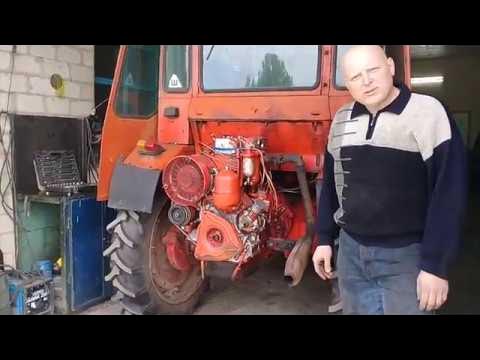 Как снять мотор на т 16 Секция высокого давления от Т 150 на Т 16, Т 25. - YouTube