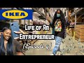 The Entrepreneur Life Episode 4| IKEA Shopping For Office Space| WORST Thrift Store in Atlanta!