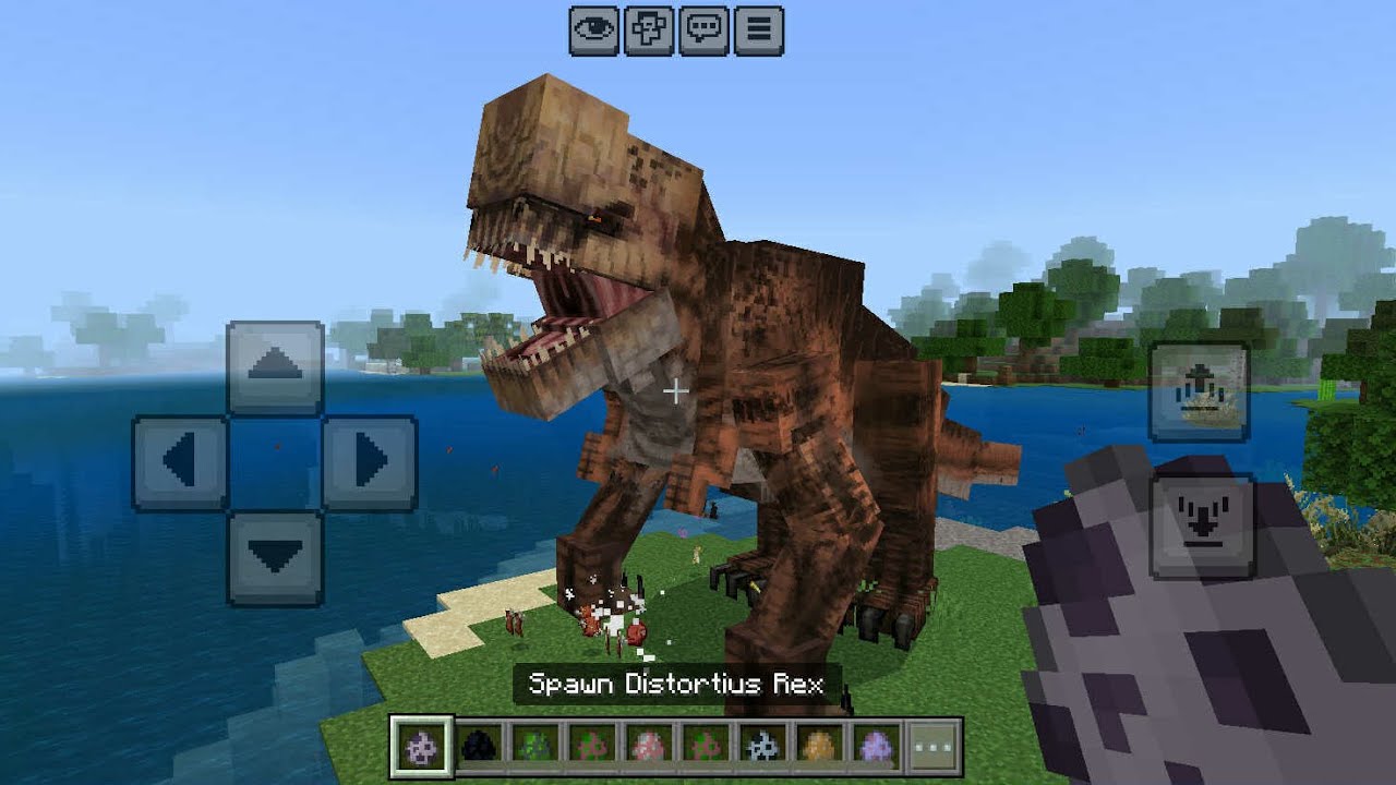 Infested Rex Mod Distortus Rex The Lost Wild ADDON in Minecraft PE - YouTube
