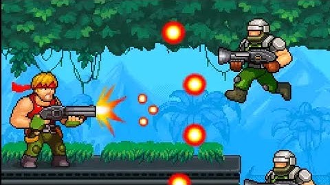 Gun Force Side - Scrolling Game / Look like Super Contra.