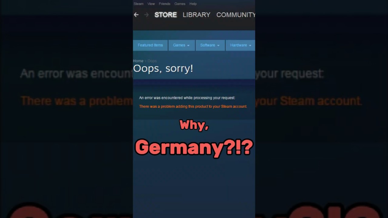 Germany is Hiding Games from Steam