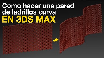How to make a curved brick wall in 3Ds Max / Floor Generator