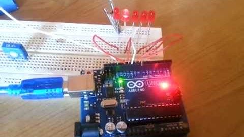 Arduino - test led effetto supercar