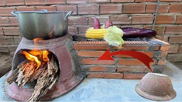 Tái chế bếp ( lò ) từ chậu cây bỏ đi một cách đơn giản nhất