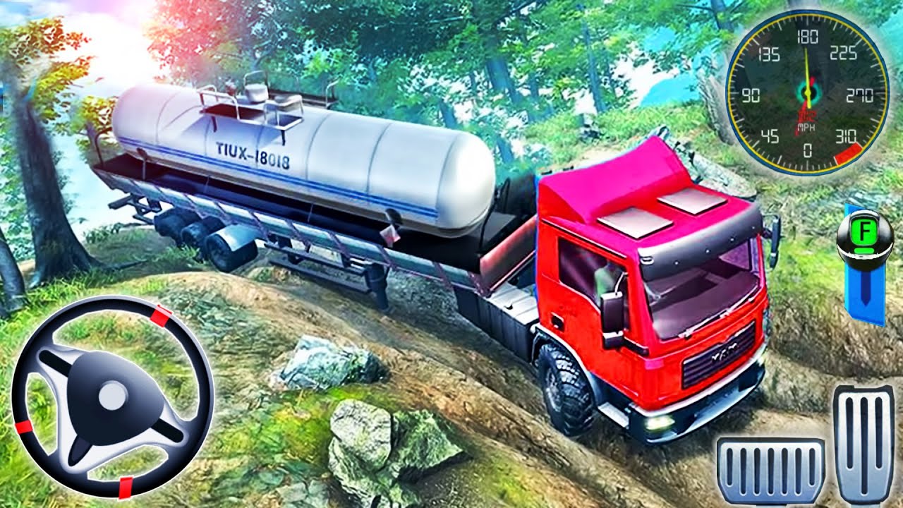 Oil Tanker Transporter Truck Simulator - Android GamePlay