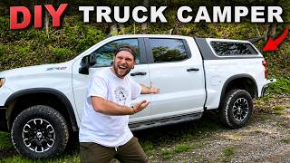 Im Building A TRUCK CAMPER! (ARE Overland Cap Tour / Review)