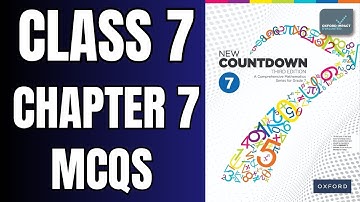 Meerkeuzevragen voor hoofdstuk 7 van klas 7 | Oxford New Countdown Book 7, derde editie #wiskunde