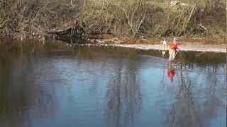 Single handed 90 degree double spey cast variation II