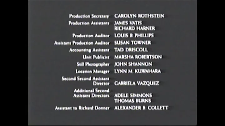 Scrooged (1988) End Credits (HBO 2012)