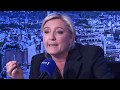 Clash marine le pen  militante de gauche vous navez pas  me frapper