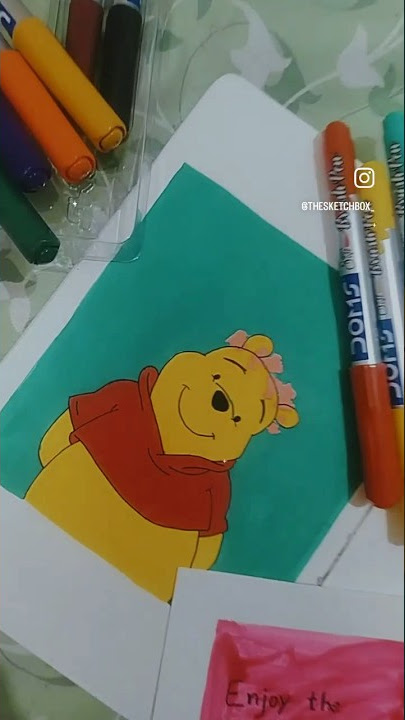 🐻 #bts #pooh #winniethepooh #btsshorts #trending #shortsfeed #shortvideo #drawing #shortsyoutube
