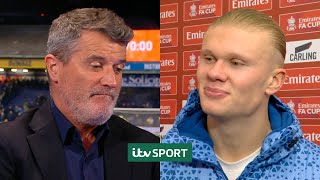 🦾 "The kid is a machine" - Roy Keane reacts as Erling Haaland scores FIVE for Man City | ITV Sport image