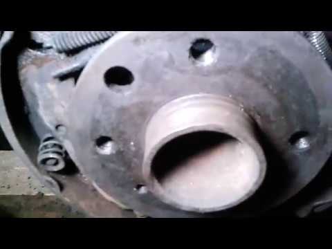 Как снять тормозной барабан на Opel Astra G
