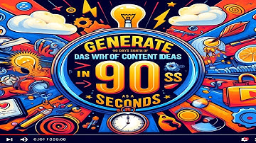 How I Generate 90 Days Worth Of Content Ideas in 90 Seconds As A Copywriter (Using AI Tools)