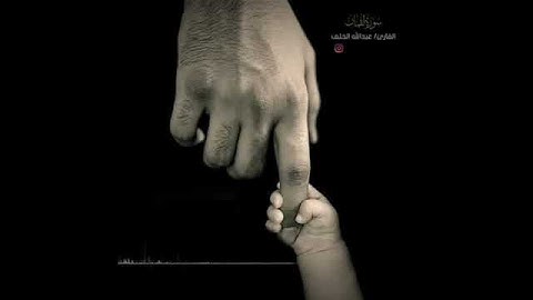 ووصينا الانسان بوالديه إحسانا 💛 القارئ : عبدالله الخلف.