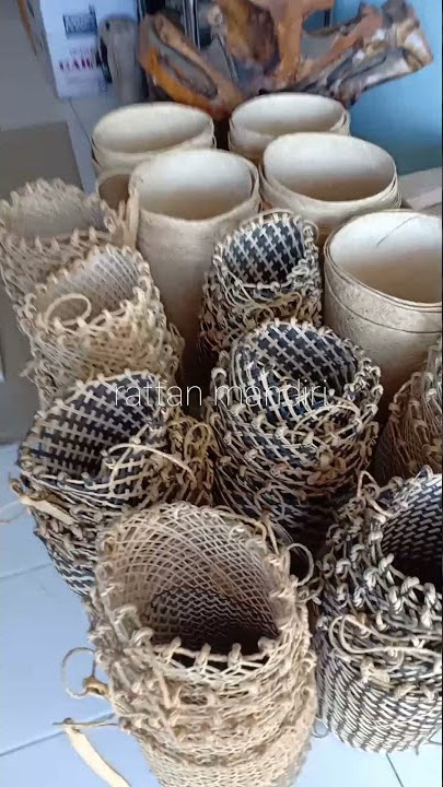 #anjat #borneobag #rattanbag # borneobasket #tasrotan                          Export to Netherland