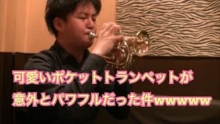 吹奏楽部必見 可愛いポケットトランペットがパワフルすぎた件ｗｗｗ Youtube