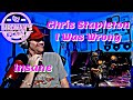 CHRIS STAPLETON "I WAS WRONG" - REACTION VIDEO - SINGER REACTS