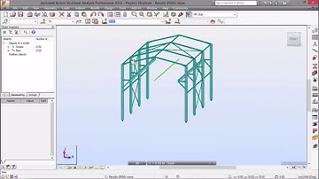 Exercise 5 - Part 5 - Moving Load - 3D Frame (Robot Structural Analysis)