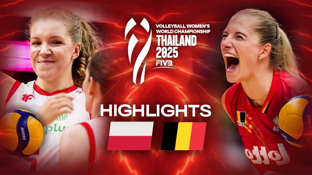 Poland 🇵🇱 vs. Belgium 🇧🇪 - Highlights | Women's World Championships 2025