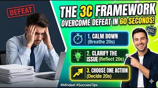 The 3C Framework: A 60-Second System to Overcome Defeat