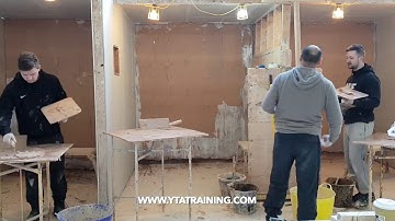 Day 2 of the YTA Intensive Plastering Course
