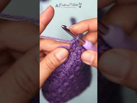 What is a sedge stitch in crochet? | easy crochet stitch explained #sedgestitch video thumbnail