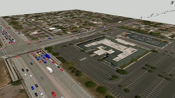 Continuous Flow Intersection (CFI) Simulation