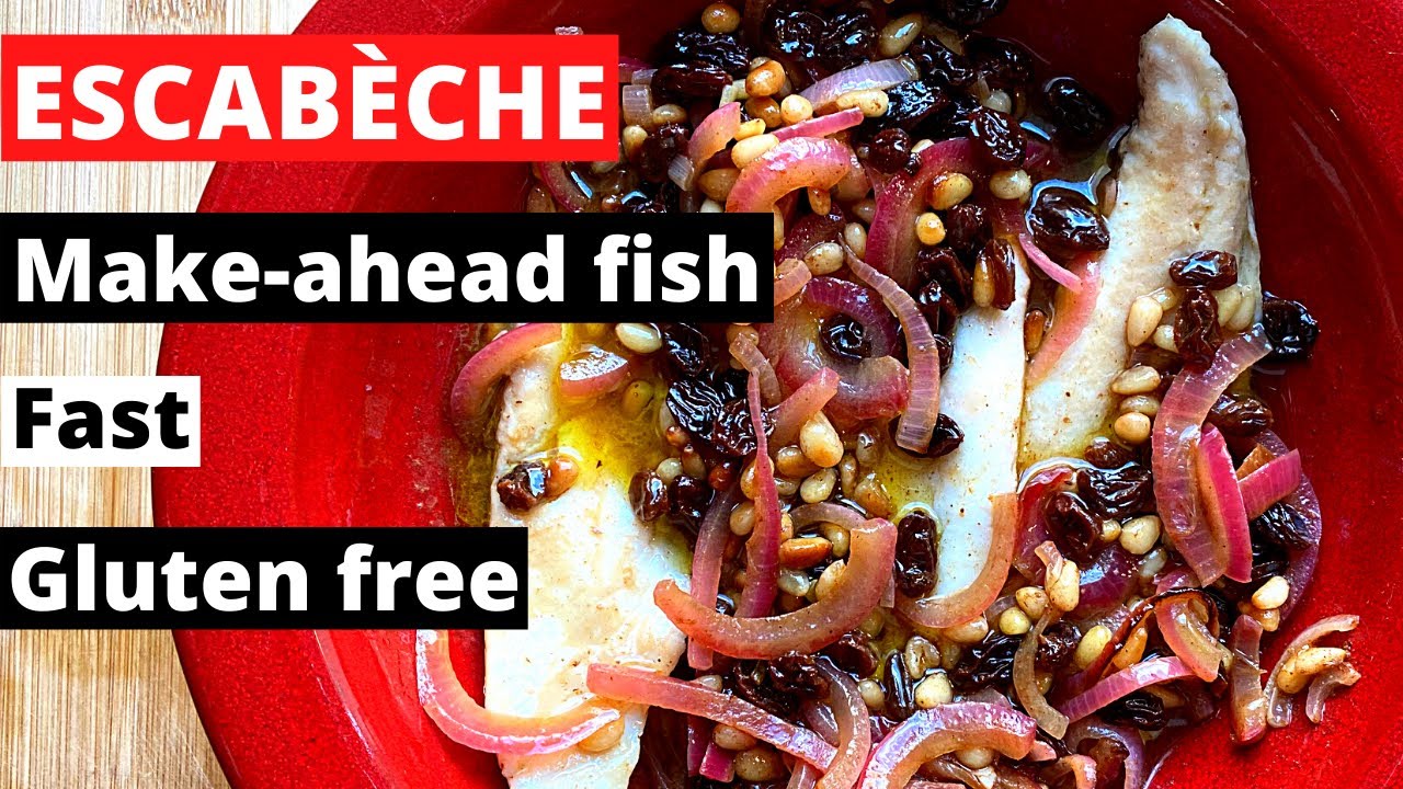 Escabèche makeahead fish! Stressfree fish recipe, gluten free, dairy free YouTube