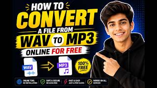 How to convert a file from wav to mp3 format online for free