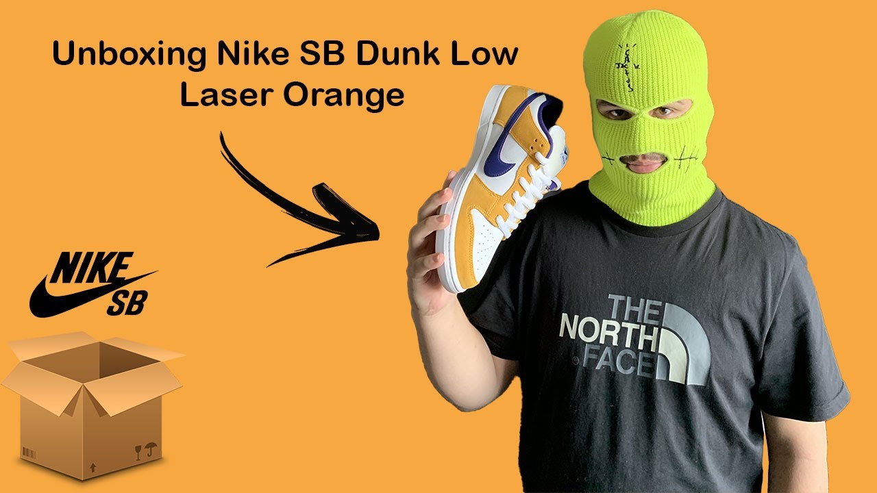 Unboxing SB Dunk Low Pro Laser Orange