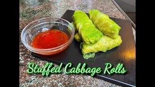 Stuffed Cabbage Rolls Rollo De Repollo Relleno