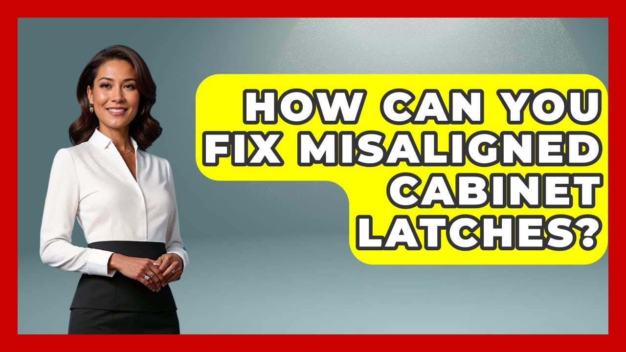 How Can You Fix Misaligned Cabinet Latches? | ToolBench Pros