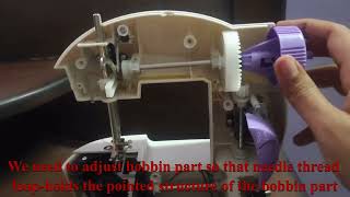 Mini Electric Sewing Machine Troubleshooting: Fix Thread Pickup Issues l #bobbin #problem #repair