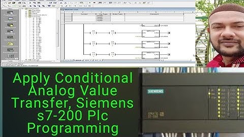 Apply Conditional Analog Value Transfer, Siemens s7-200 Plc Programming Cpu224xp