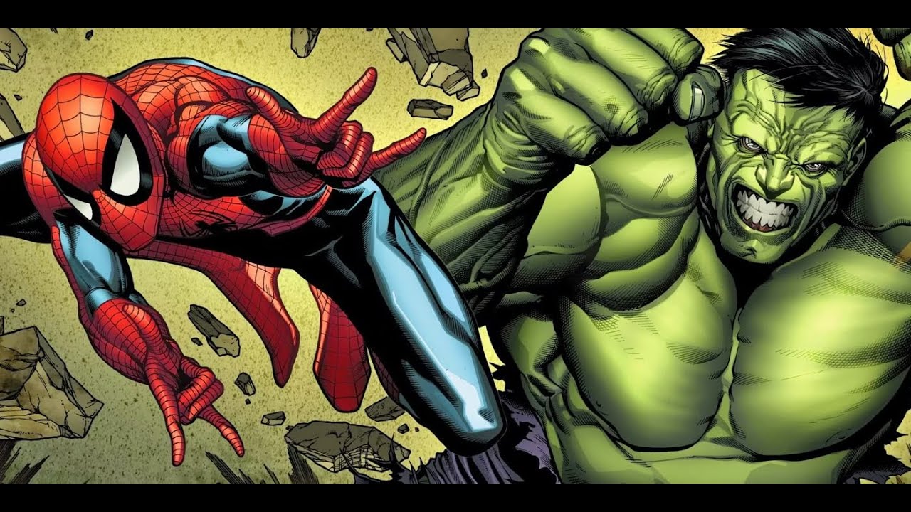 The Incredible Hulk DESTROYS Spider-man's food - YouTube