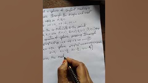 Centroid of ∆ABC lies on sphere