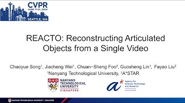 [CVPR 2024] REACTO: Reconstructing Articulated Objects from a Single Video