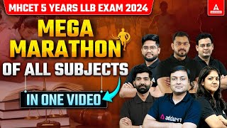 MH CET 2024 5 Year Law Marathon Class | Complete Syllabus Revision For MH CET 2024 Exam