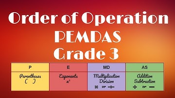 Order of Operation 😊 PEMDAS | Basic Math | Parentheses | Exponents | Left to Right